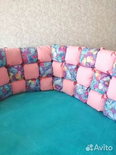 Новый бортик в детскую кроватку