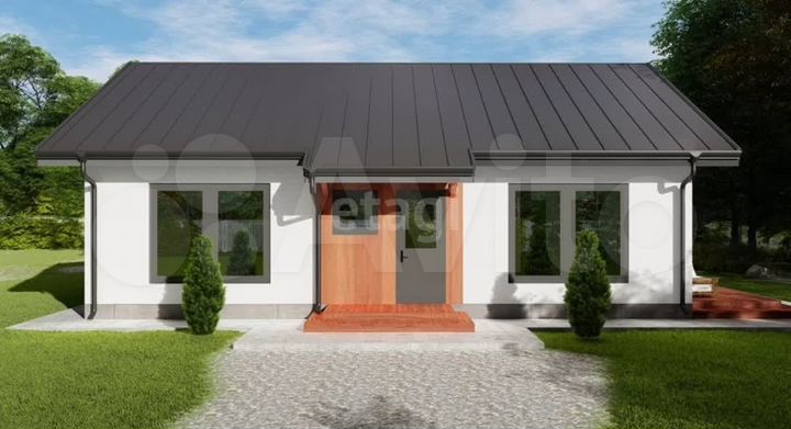 Дом 81 м² на участке 9 сот.