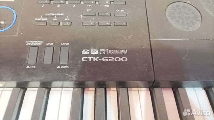 Продам синтезатор casio CTK-6200