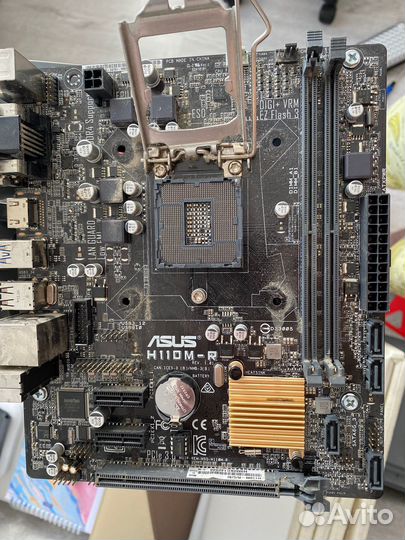 Материнская плата asus h110m-r