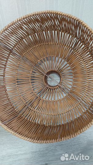 Люстры плетеные потолочные абажуры