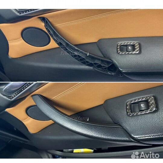 Компоект накладок на карты дверей бмв Е70 Е71 X5 X