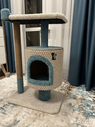 Домик для кошки с когтеточкой