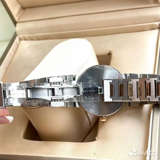 Часы bvlgari 33 mm, 2 цв