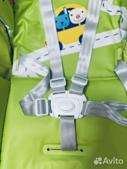 Детский стульчик для кормления chicco polly