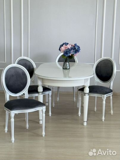 Стол, стулья набор. Доставка по всей России