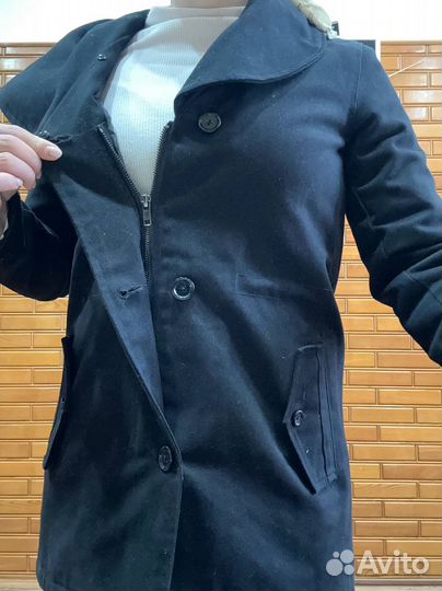 Джинсовая парка (пальто)