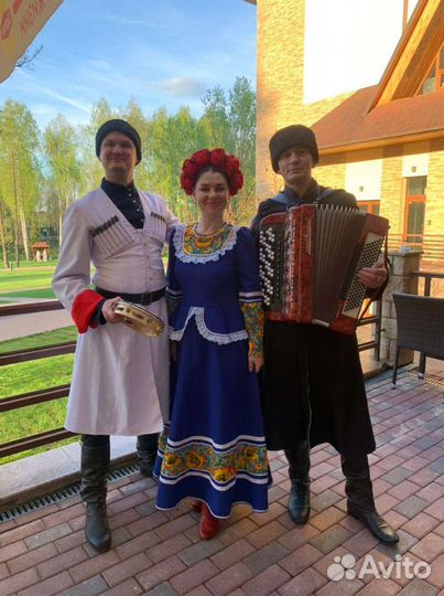 Казачий, народный ансамбль на праздник