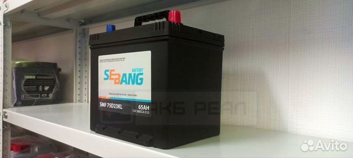 Аккумулятор 65 Ач Sebang Asia