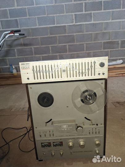 Катушечный магнитофон союз 111