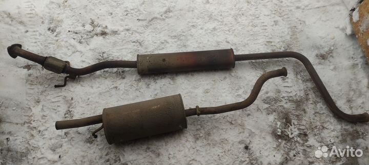 Глушитель Лада Веста CW (резонатор, банка)