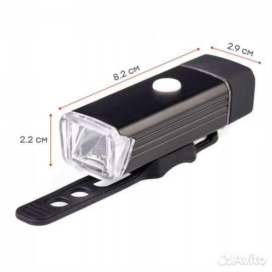 Фонарь передний comiron FR18 350 люменов Даль 300