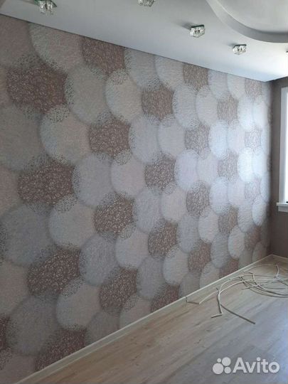 Поклейка обоев