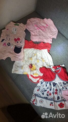 Вещи пакетом на девочку с 74 р и до 2 лет