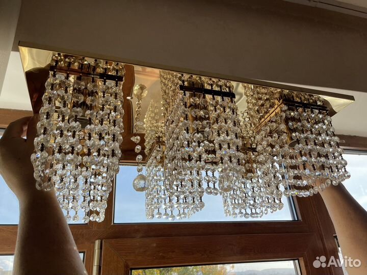 Люстра потолочная бу