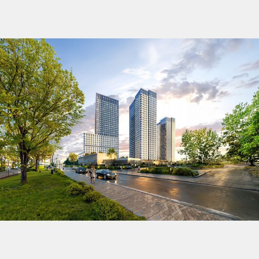 2-к. апартаменты, 50,6 м², 25/35 эт.