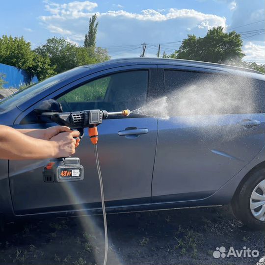 Беспроводная мойка-пистолет 2 АКБ (Арт.35396)