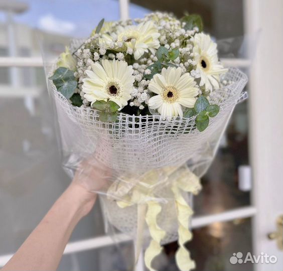 Букеты из Гербер. Герберы 51/101 шт