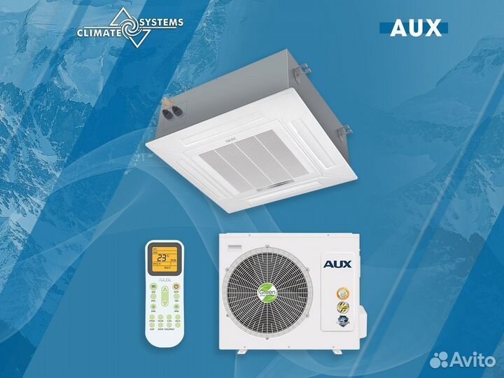 Кассетная сплит система alca-H36-4DR2 2 установка