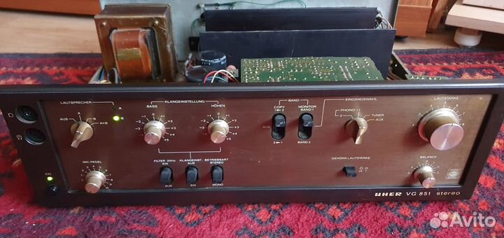 Радио тюнер Uher EG-751 Quarz и Усилитель VG-851