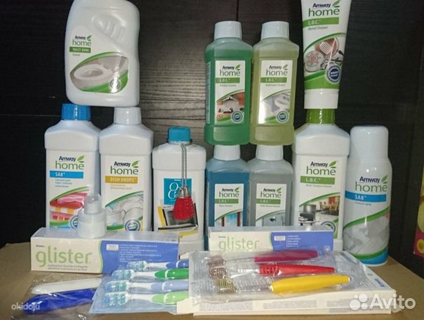 20 зубных паст глистер, набор амвэй