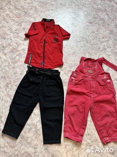 Вещи для мальчика 2-3 лет пакетом