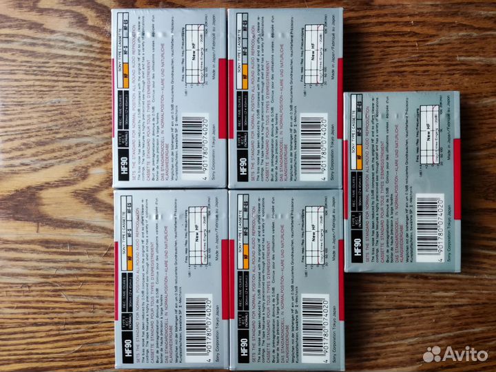 Чистые аудиокассеты Sony