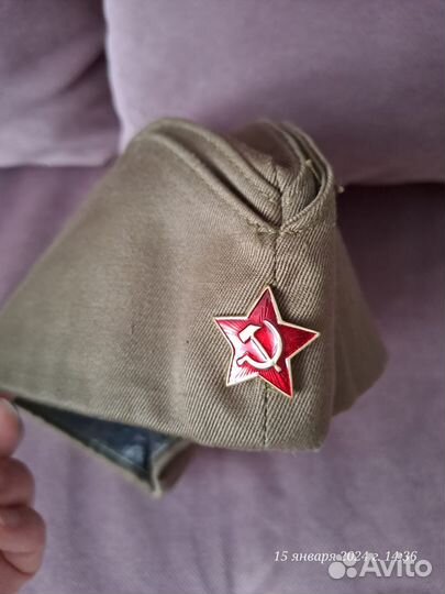 Пилотка СССР, новая, не носилась