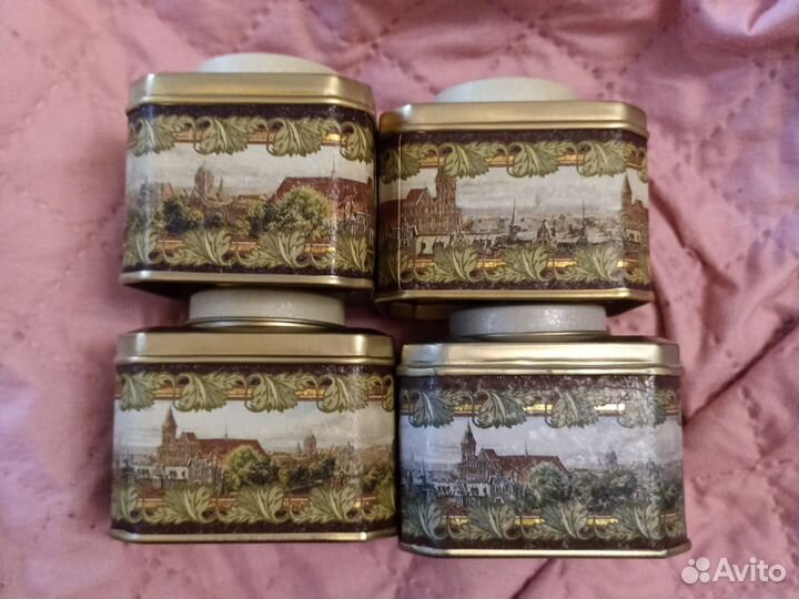 Баночки для чайной заварки 4 шт