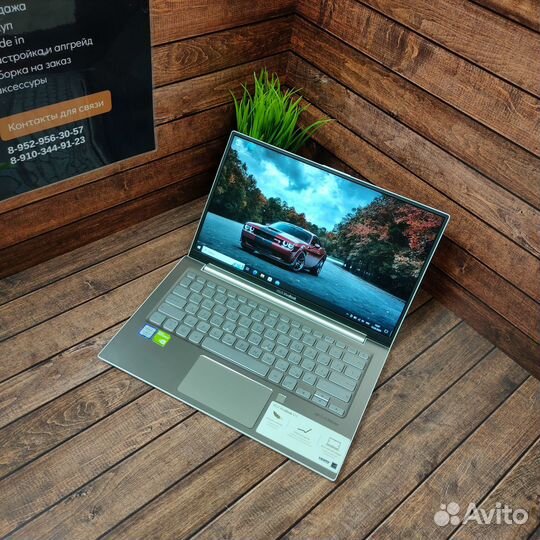 Игровой Ультрабук asus nvidia MX/IPS/nvme/гарантия