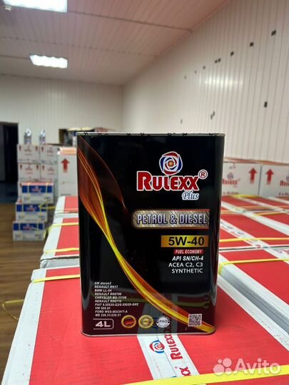 Масло моторное 5w40 Rulexx 4 л