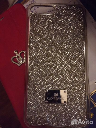 Красивый Чехол Swarovski iPhone 7, 8 plus