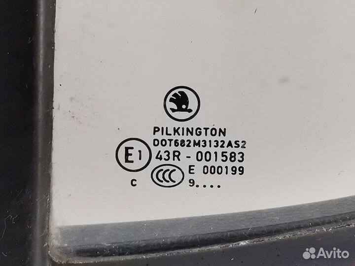 Дверь задняя для Skoda Fabia 2 (5J) 5J6833055