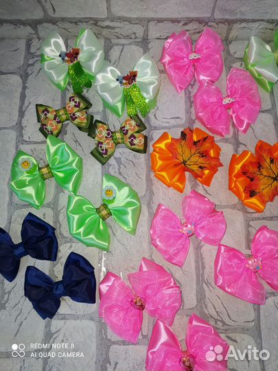 Резиночки и бантики ручной работы