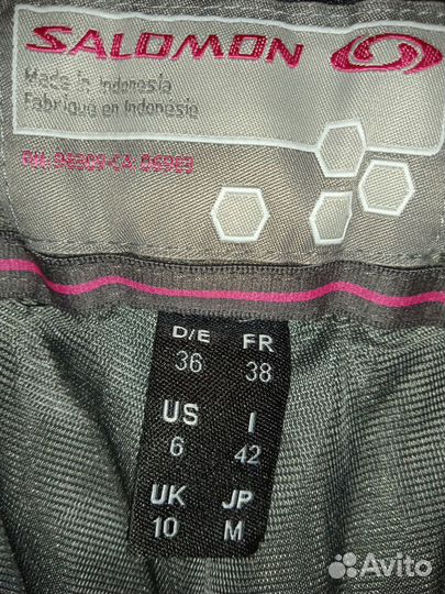 Salomon женские зимние горнолыжные брюки/штаны