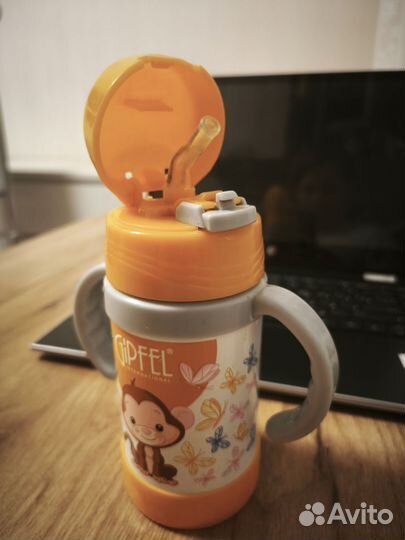 Вакуумный термос gipfel 8135 conto оранжевый/белый