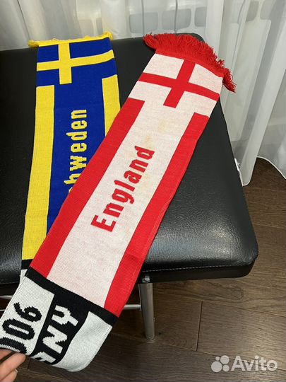 Шарф болельщика футбольный англия швеция
