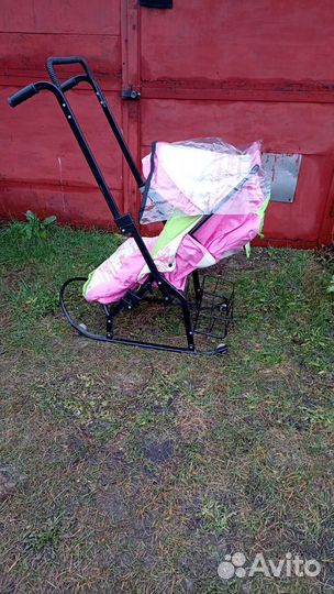 Детские санки коляска