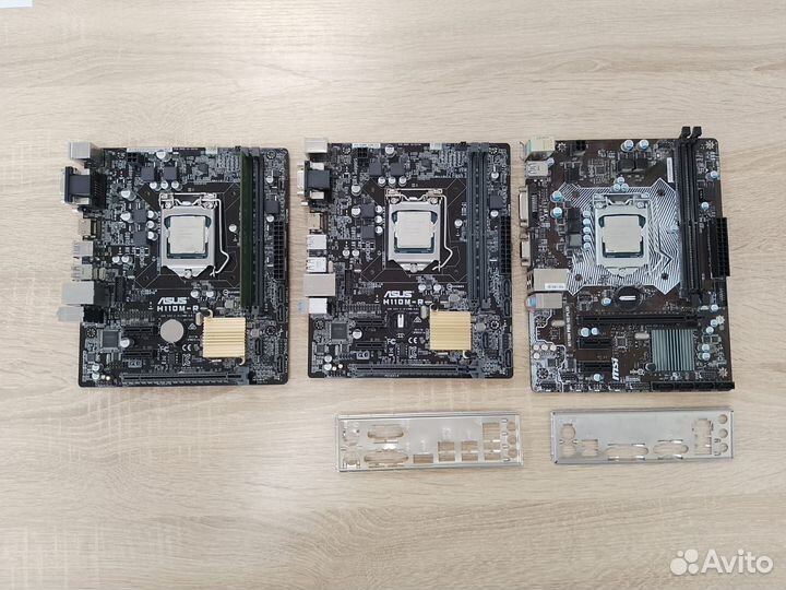 Asus H110M-R + MSI H110M Pro-VD Plus