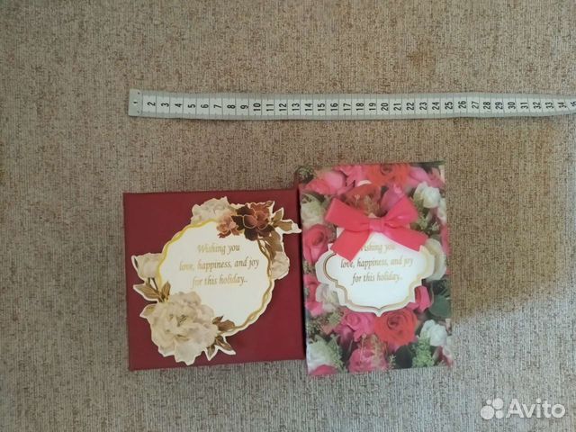 Подарочные коробочки и ленты новые