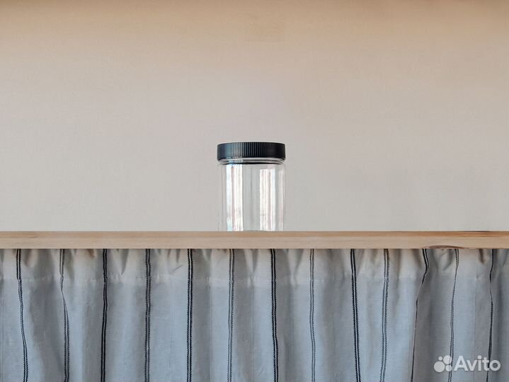 Банки пластиковые для хранения с крышкой