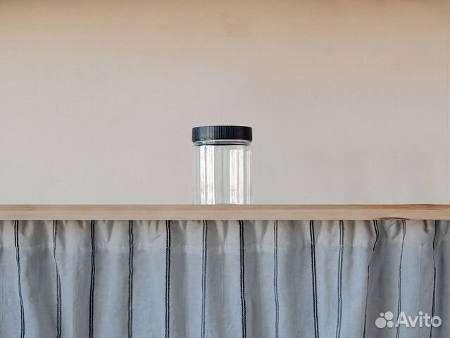 Банки пластиковые для хранения с крышкой