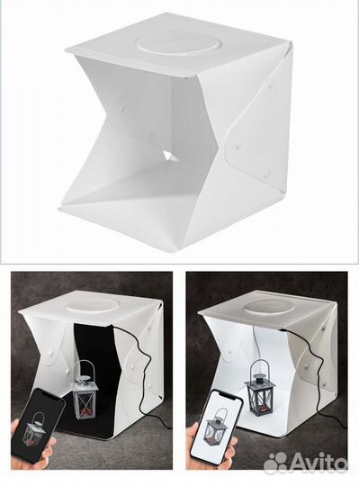 Фотобокс 40х40 см / лайтбокс / фотокуб складной