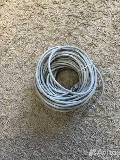 Интернет кабель/ патч корд 20 метров