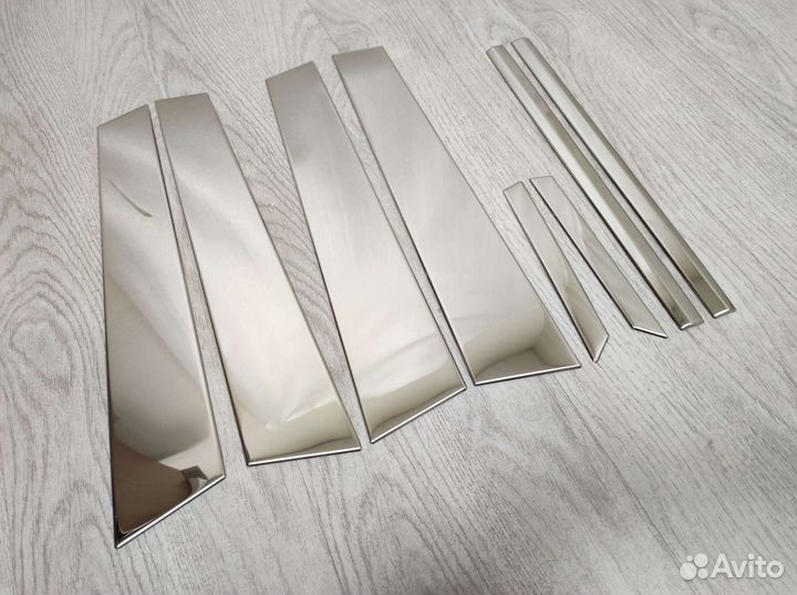 Накладки на стойки дверей Volkswagen Golf 7