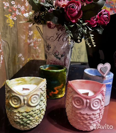 Свечи из гипса