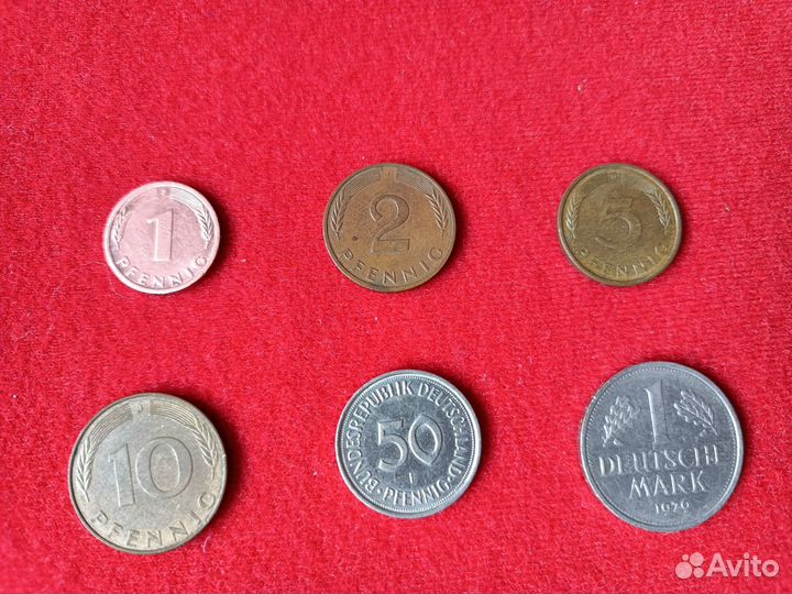 Набор монет фрг 70-80года