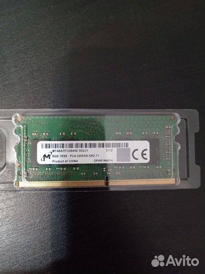 Оперативная память для ноутбука DDR4 16gb (8x2)