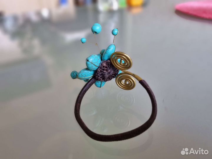 Браслет из натуральной бирюзы