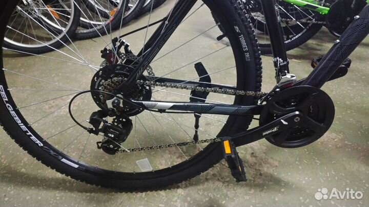 Велосипед 29 Stinger Graphite Std shimano кассета